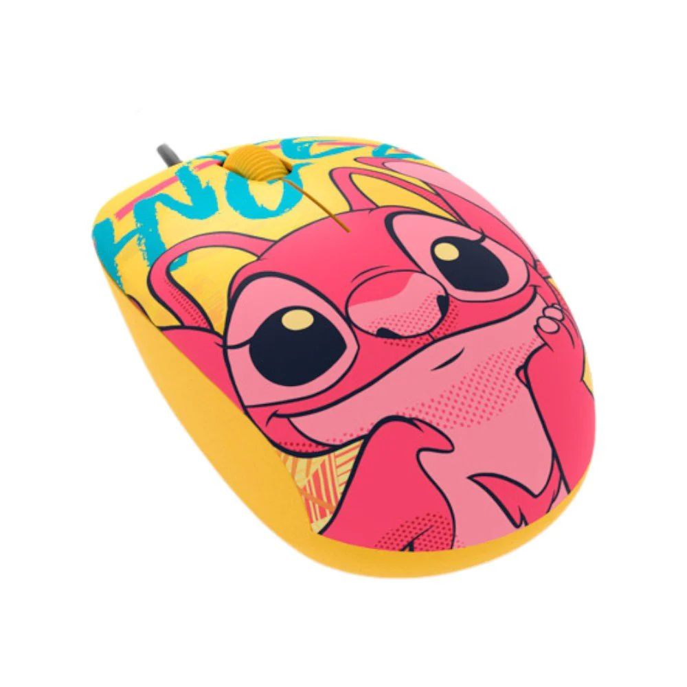 Mouse Con Cable Xtech / Edición Disney Stitch / Amarillo - Image 5