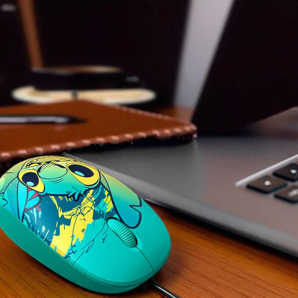 Mouse Con Cable Xtech / Edición Disney Stitch / Azul - Image 2
