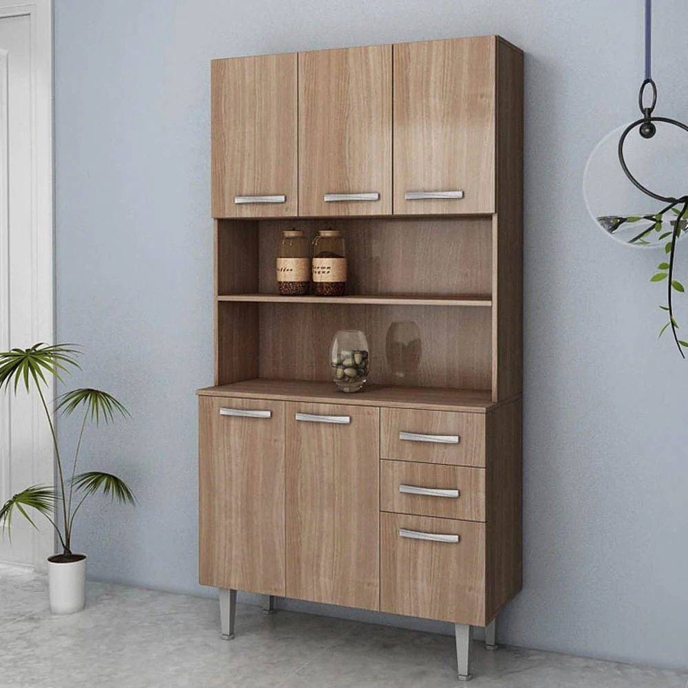 Mueble Para Cocina Fellicci 5 Puertas y 3 Gavetas