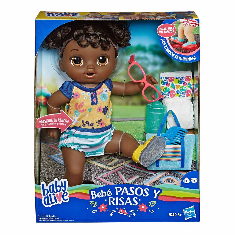 Muñeca Baby Alive Pasos y Risas - 46