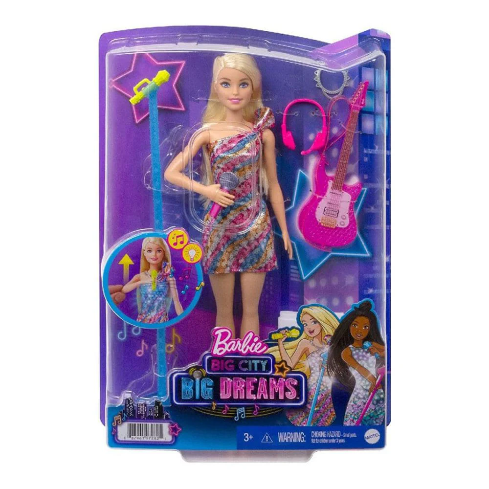 Muñeca Barbie Cantante Malibú Big City