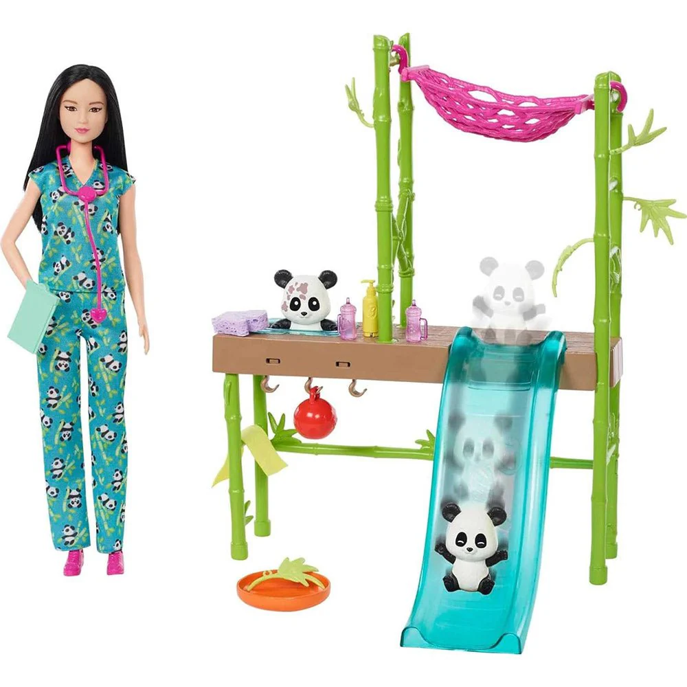 Muñeca Barbie Cuidadora de Pandas