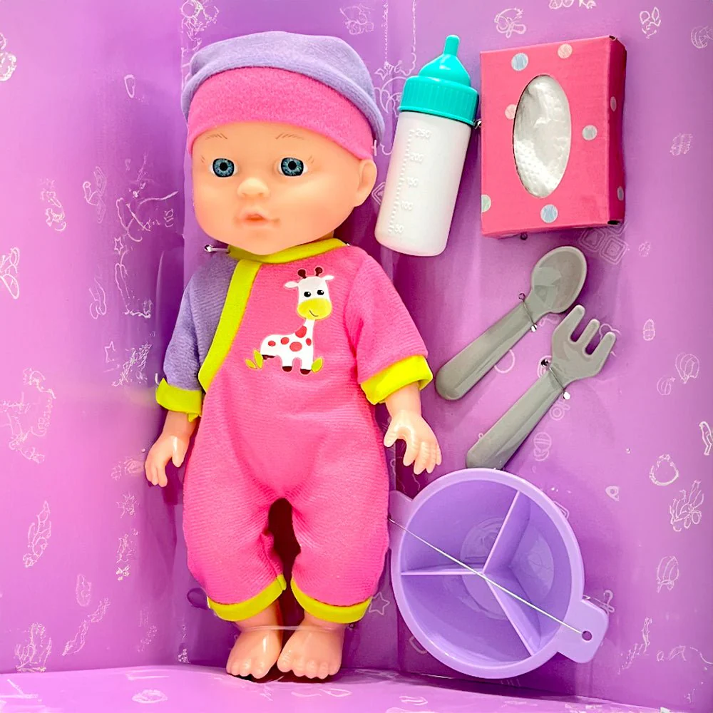 Muñeca Bebé / Duerme y Come con Accesorios / Surtido