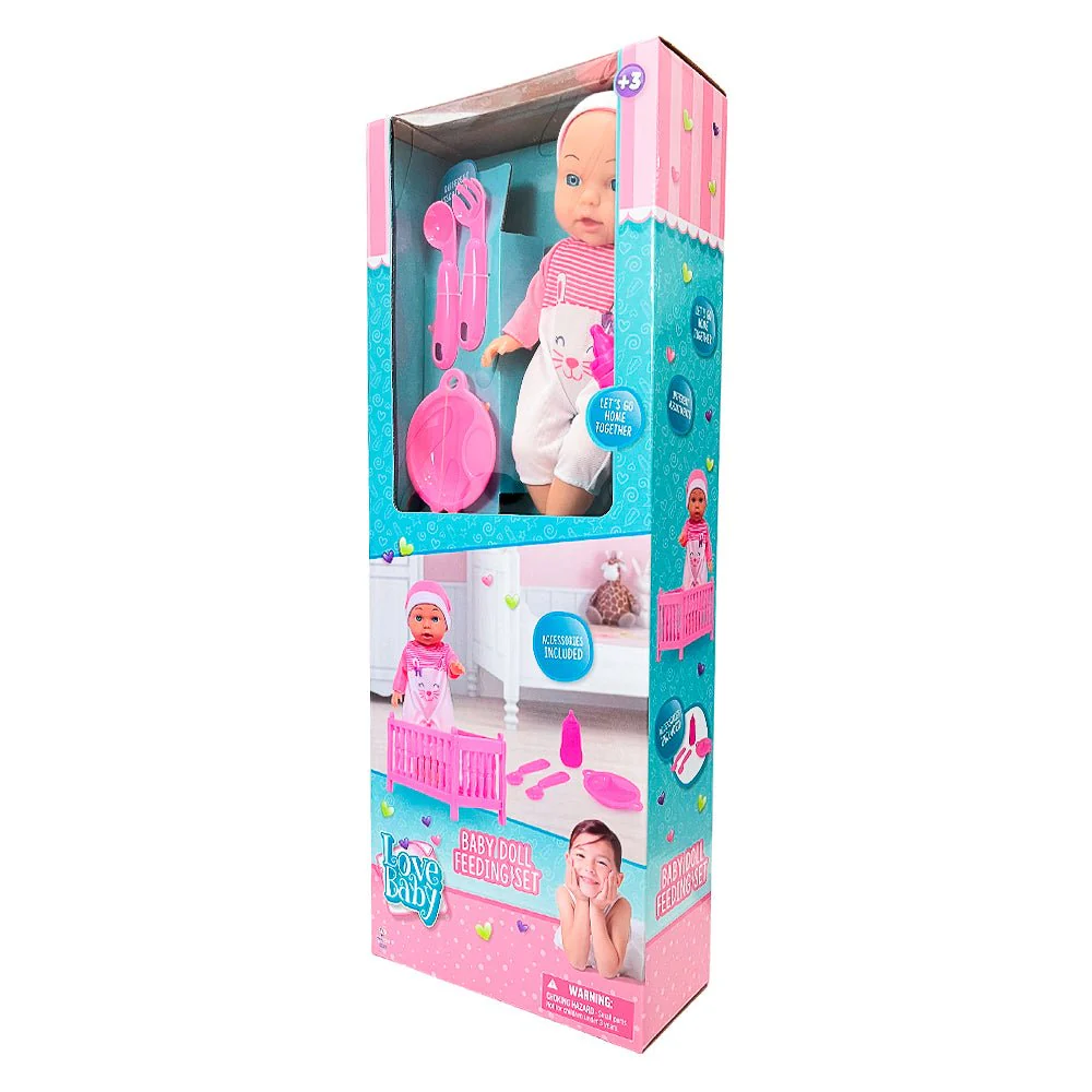 Muñeca Bebé con Silla de Comer / Surtida - Image 8