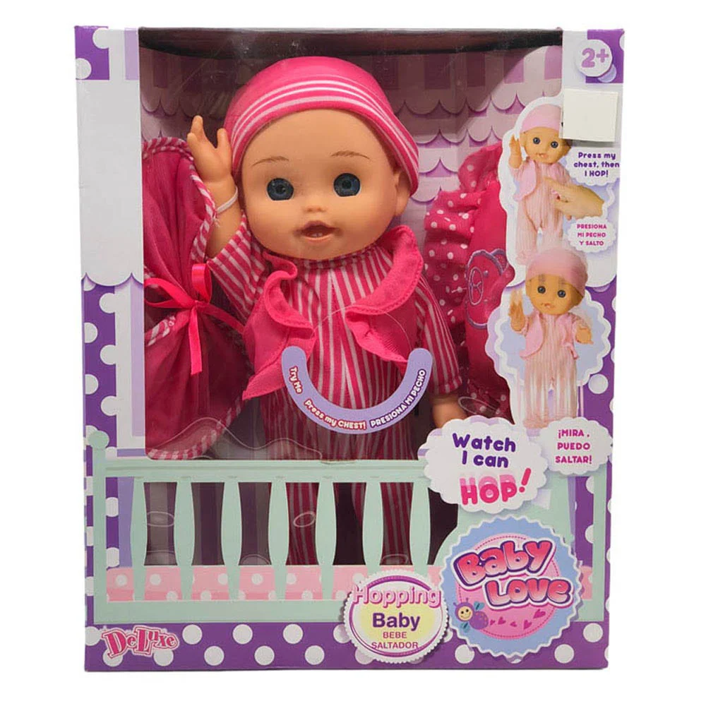Muñeca Bebé Deluxe Saltador de 30 cm - Surtido