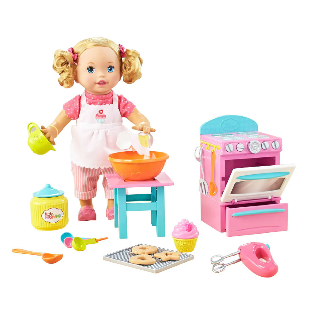 Muñeca Bebe Preparando Galletas Little Mommy