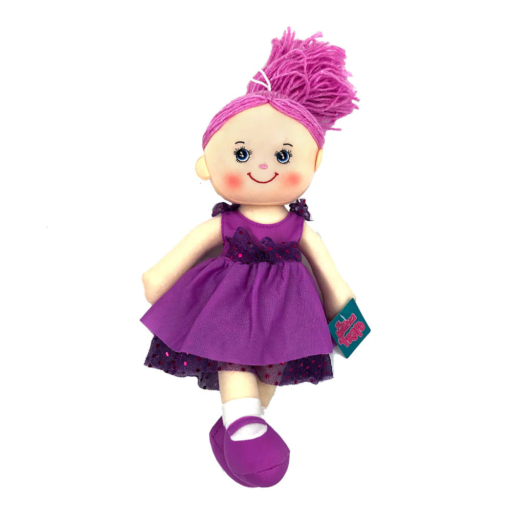 Muñeca de Trapo Bairong Bailarina 14" / Morado