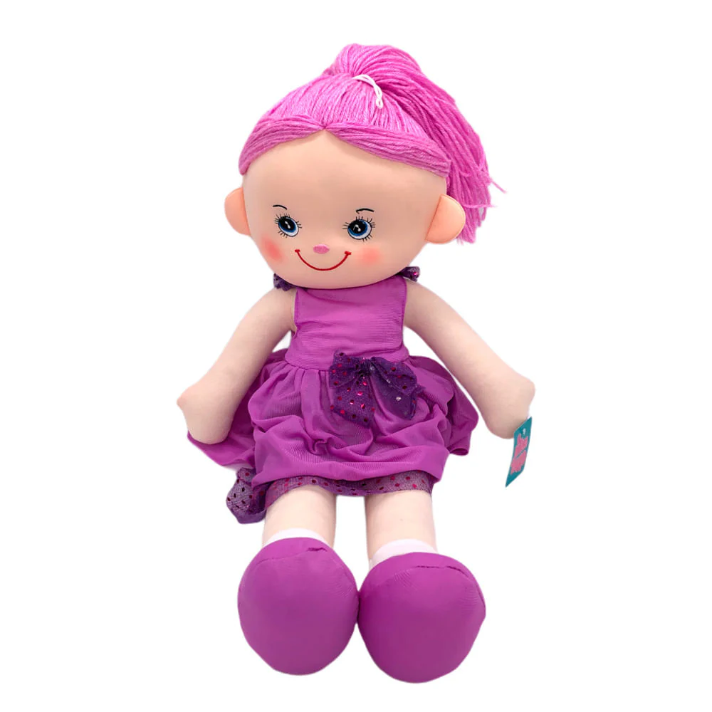 Muñeca de Trapo Bailarina Bairong / Con Corazones / 24"