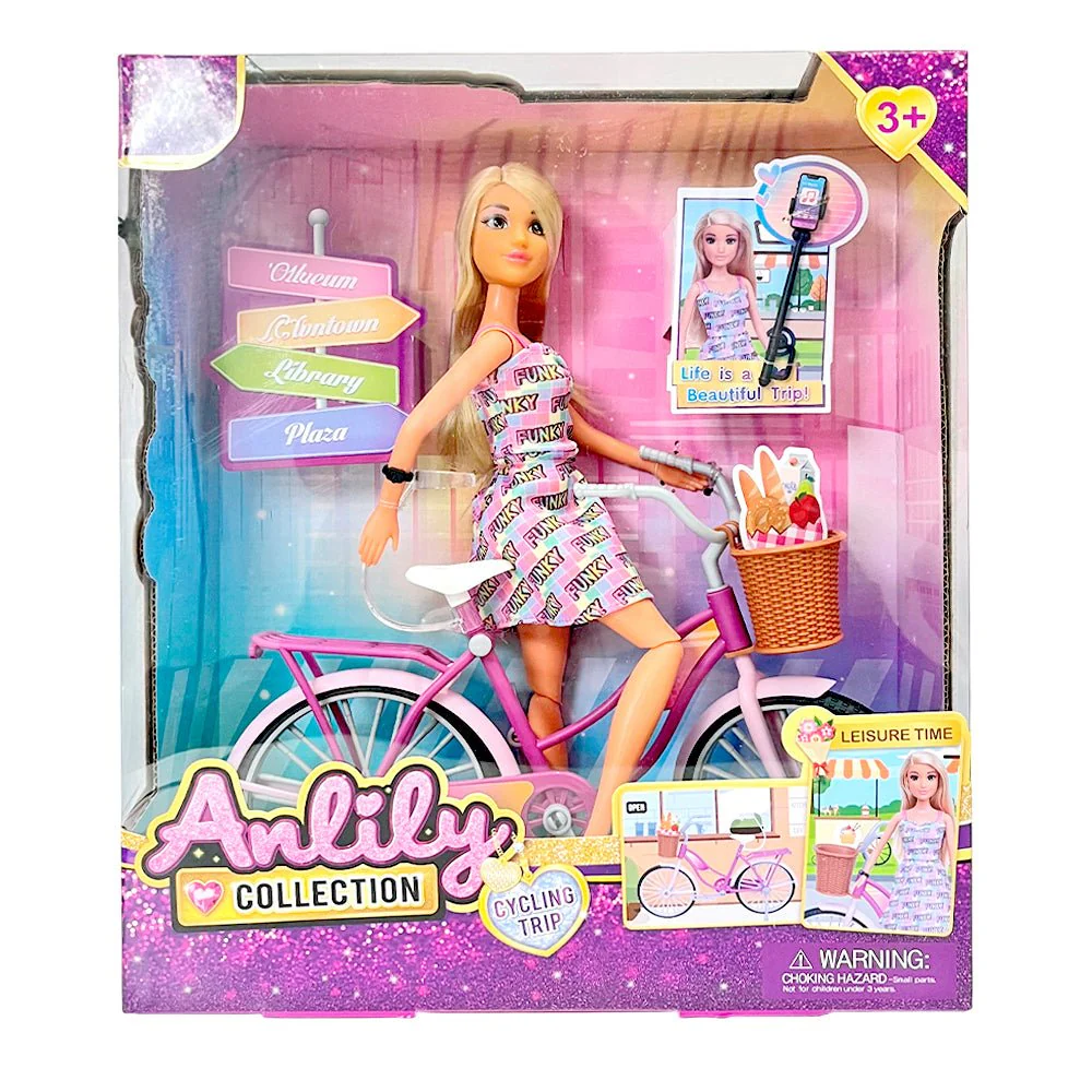 Muñeca Fashion Paseo en Bicicleta / Anlily - Image 2