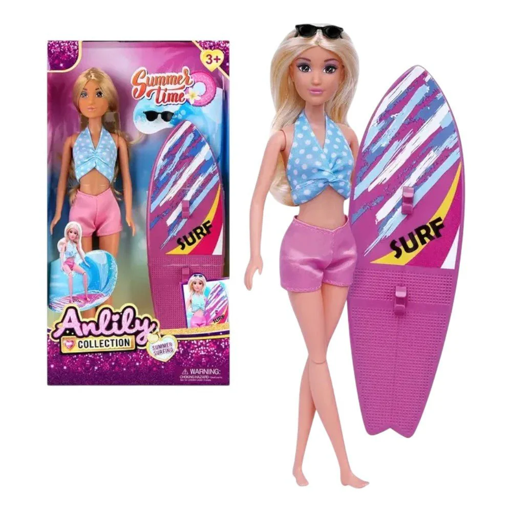 Muñeca Fashion Surf c/Accesorios / Anlily