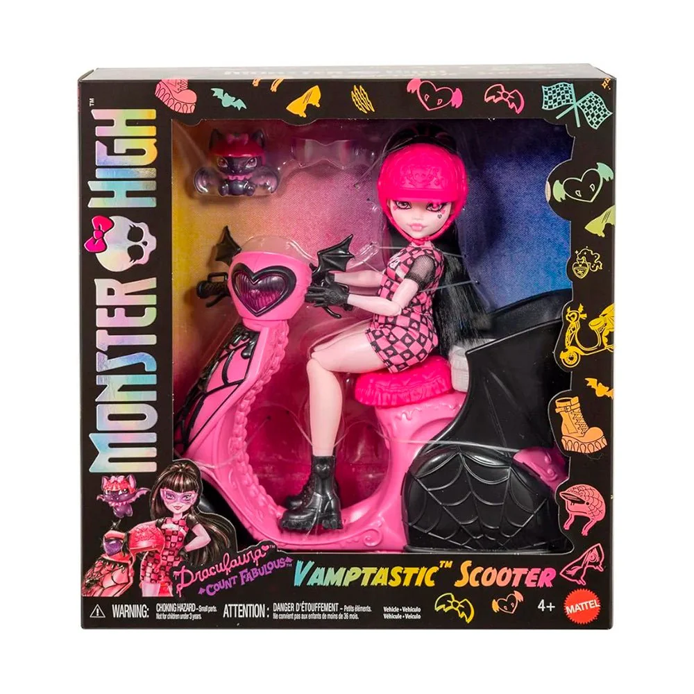 Muñeca Monster High Draculaura C/Scooter - Image 2