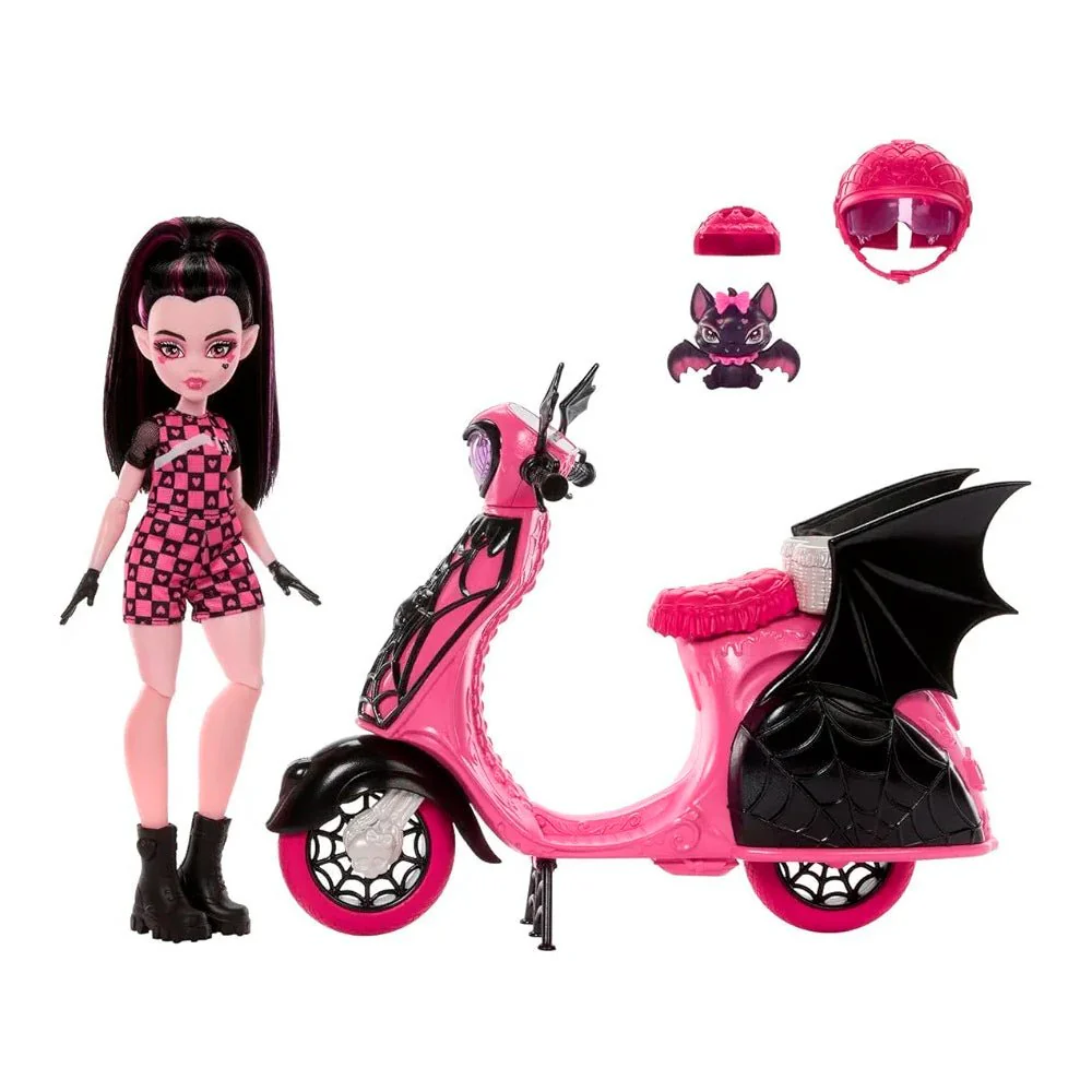 Muñeca Monster High Draculaura C/Scooter - Image 4