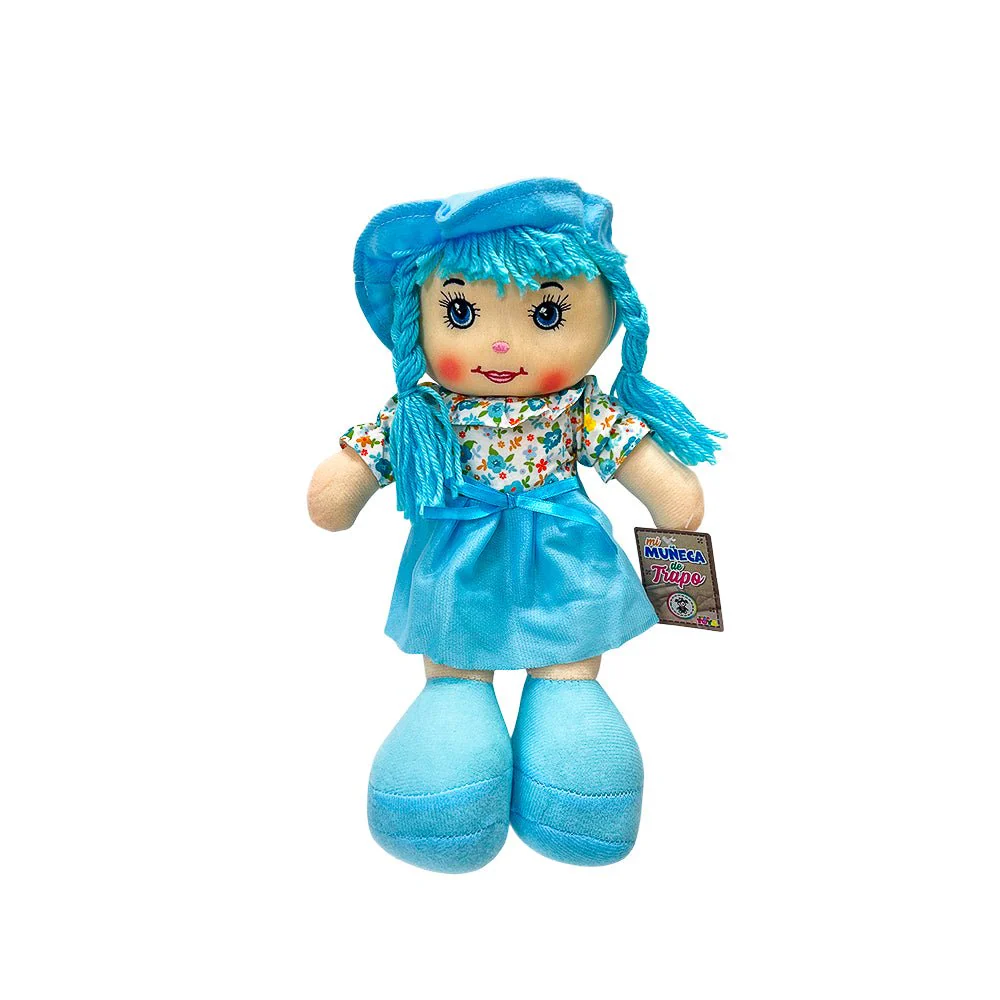 Muñeca Trapo 14 Top c/Flores / Bairong - Image 4