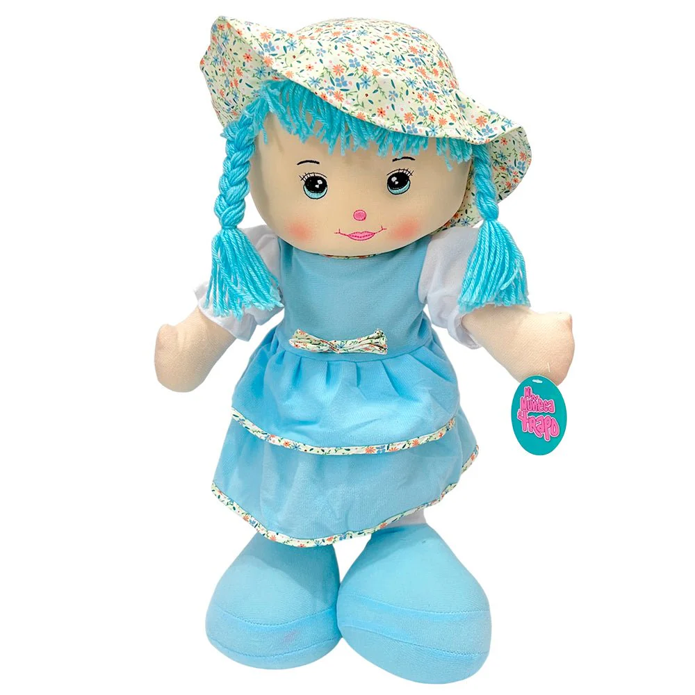 Muñeca Trapo 24 Falda con Puntos / Bairong
