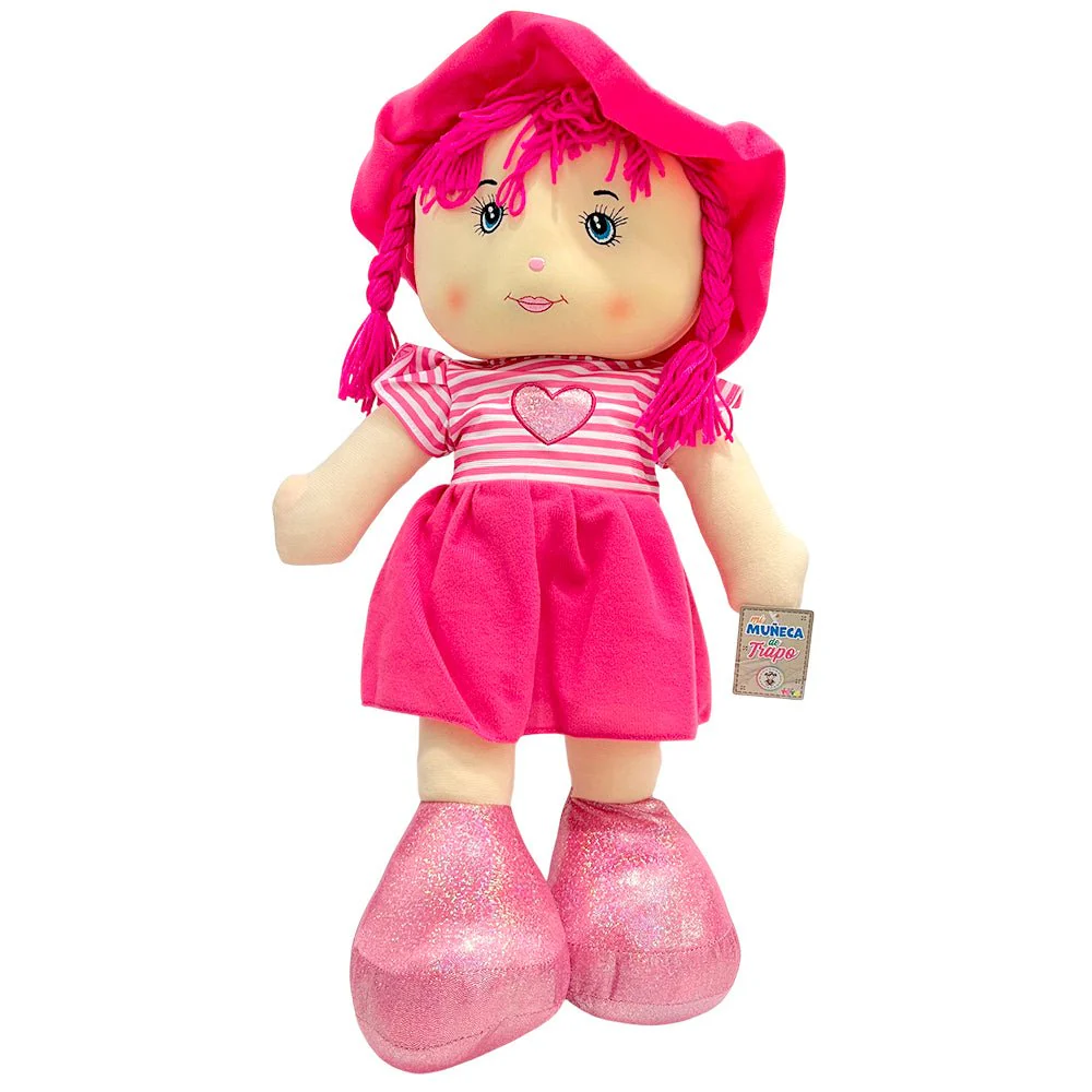 Muñeca Trapo 24 Falda con Puntos / Bairong - Image 4