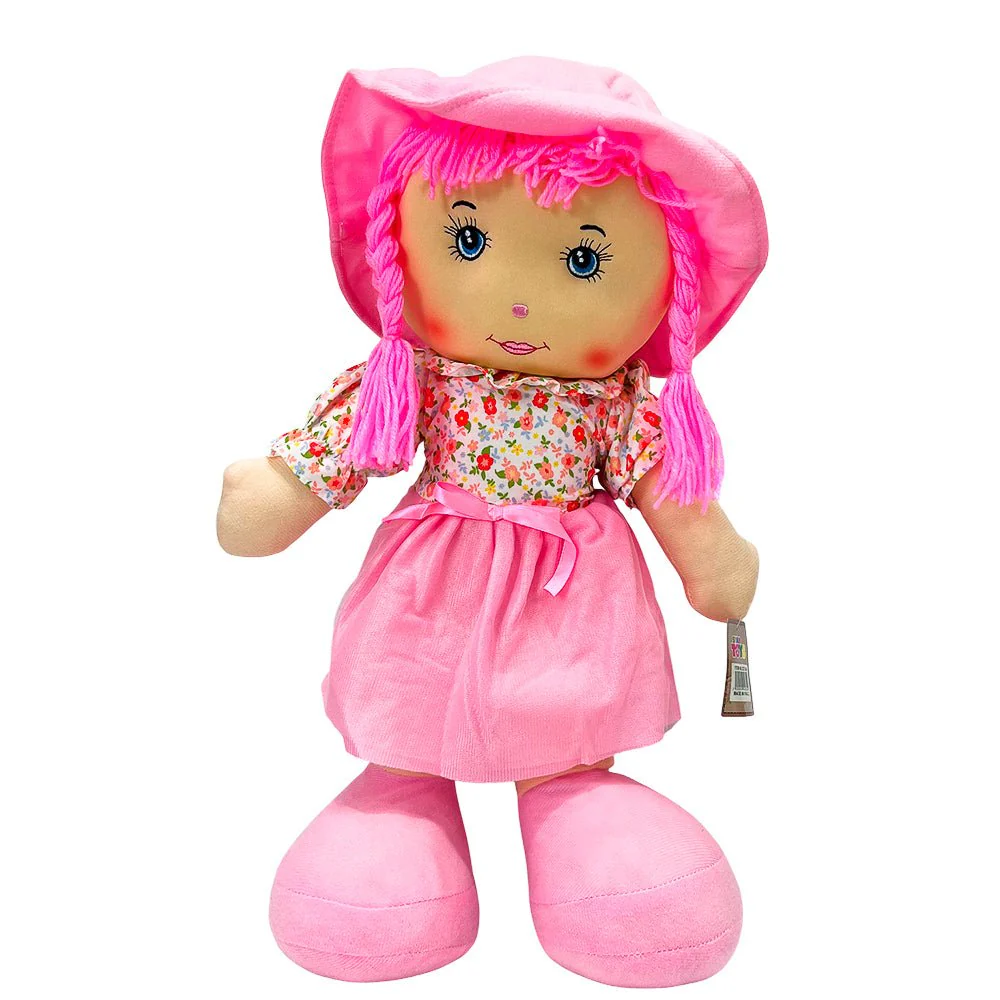 Muñeca Trapo 24 Top c/Flores / Bairong - Image 3
