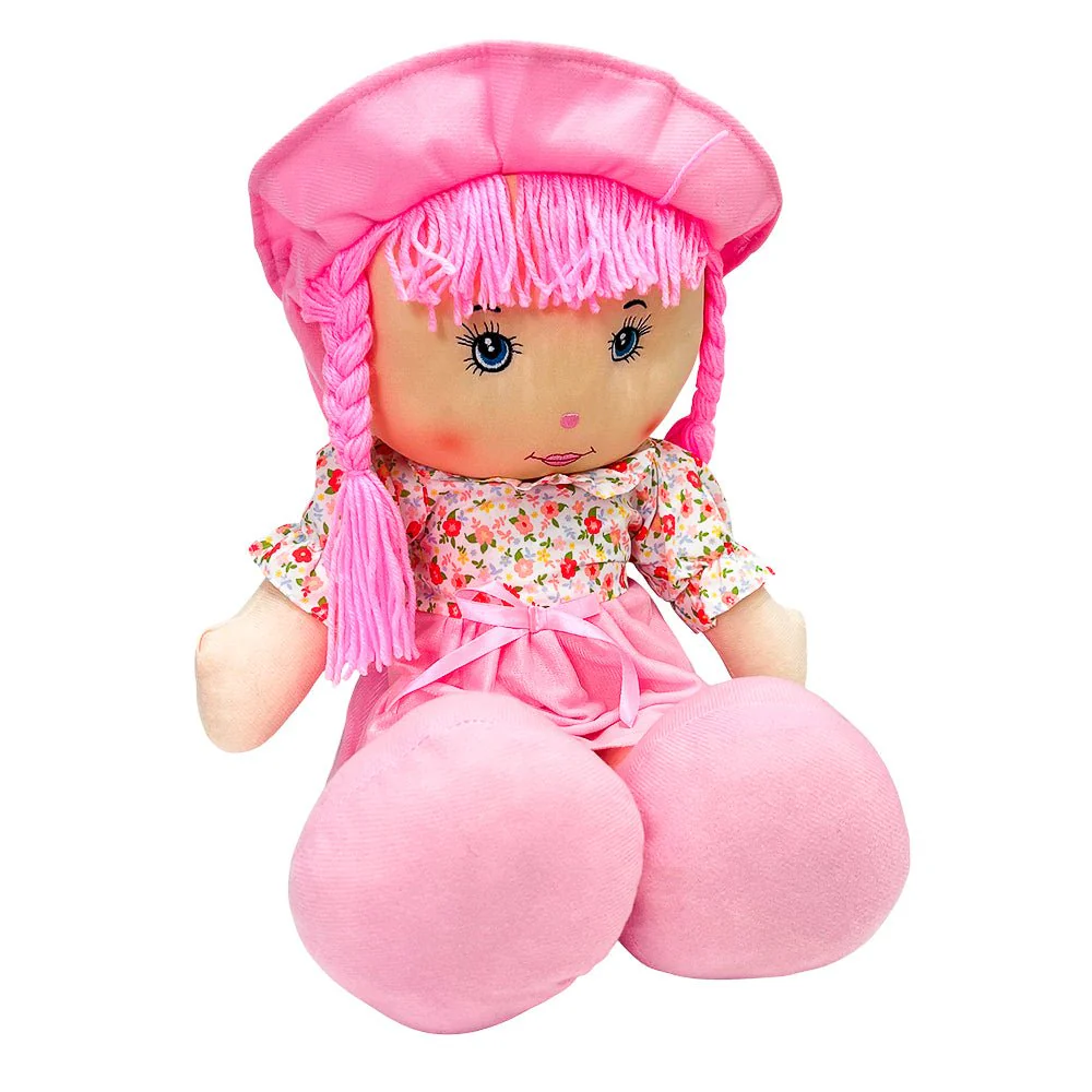 Muñeca Trapo 24 Top c/Flores / Bairong - Image 6