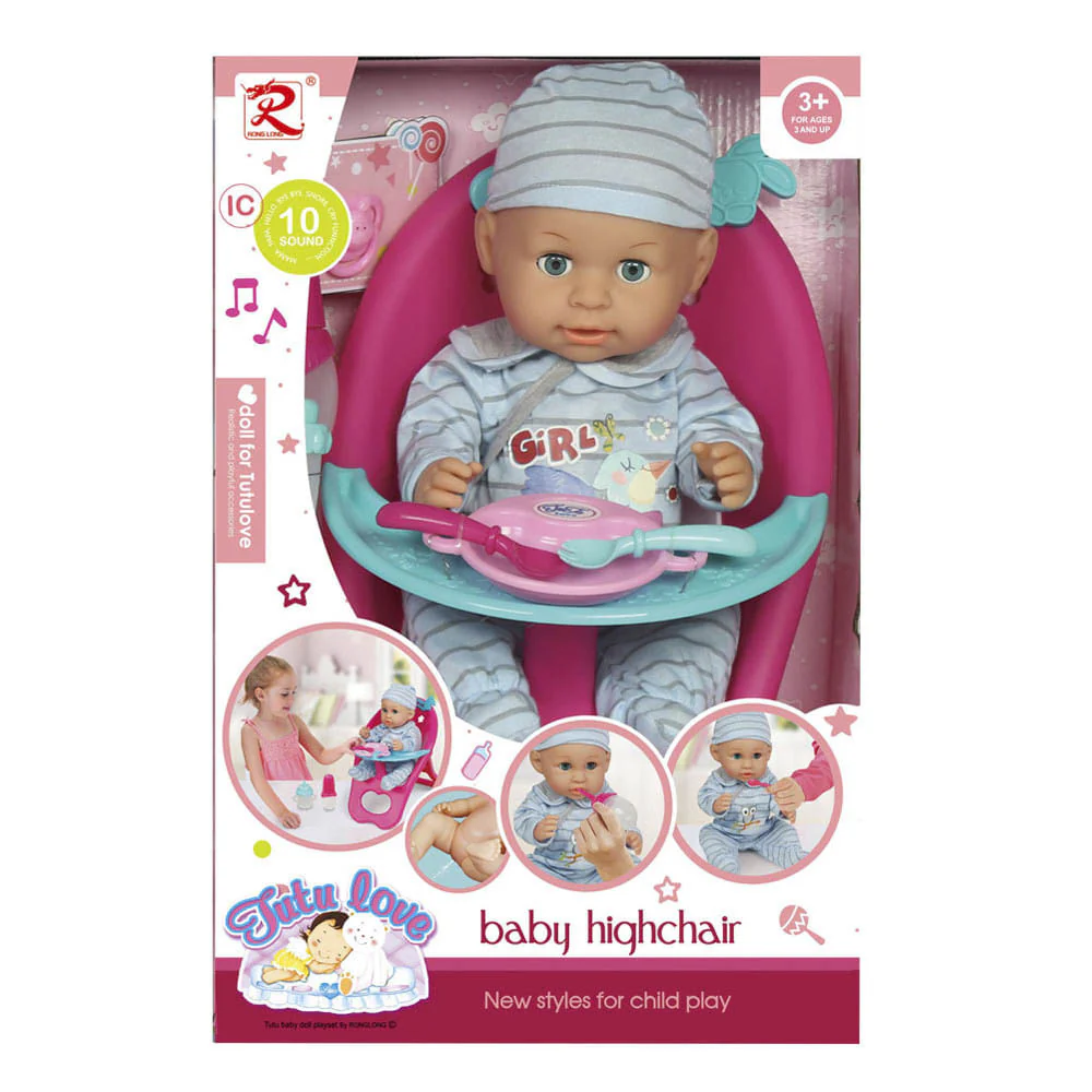 Muñeca Tutu love Con Silla De comer - 41
