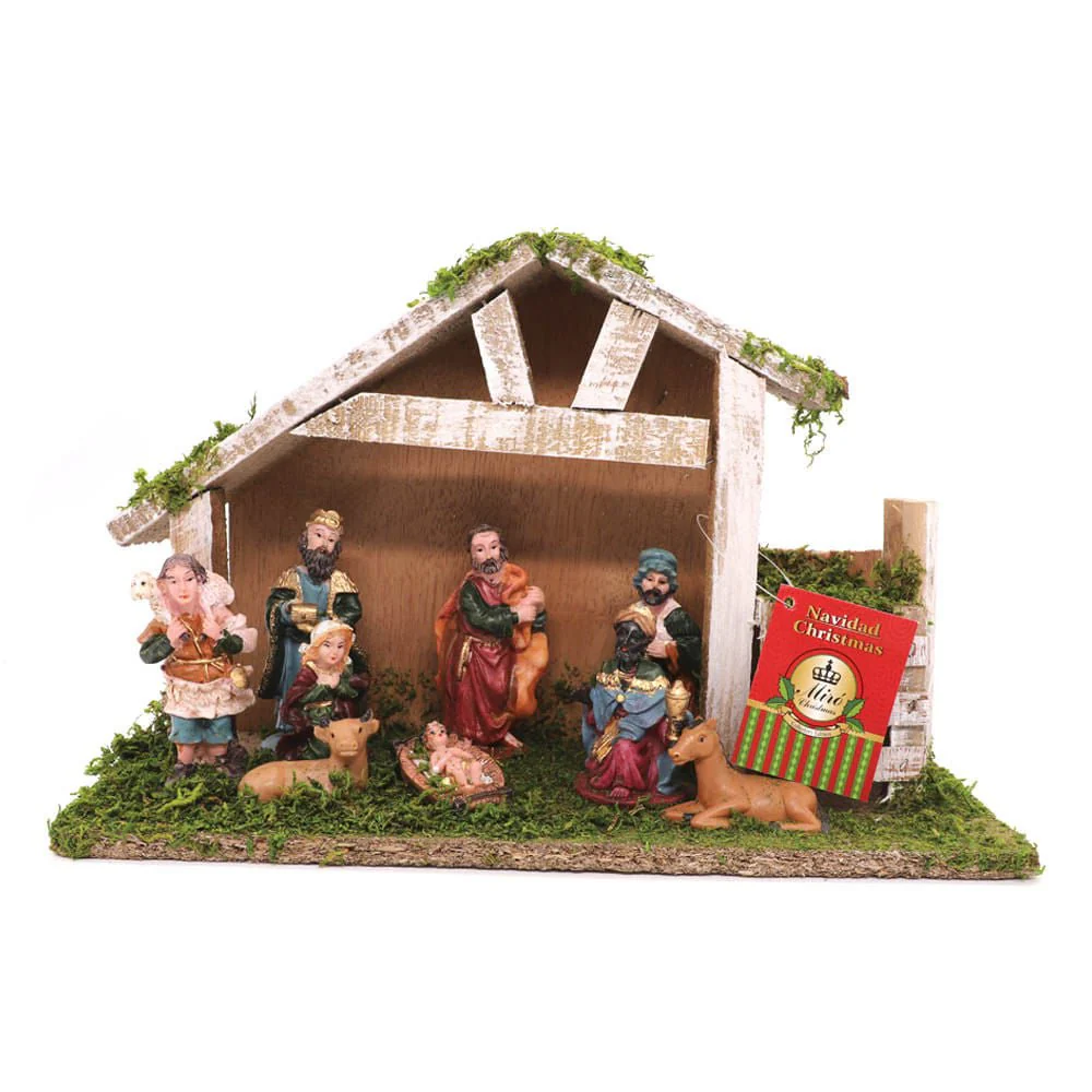 Nacimiento Miro Christmas 10 cm x 30 cm x 4 cm 9 Piezas