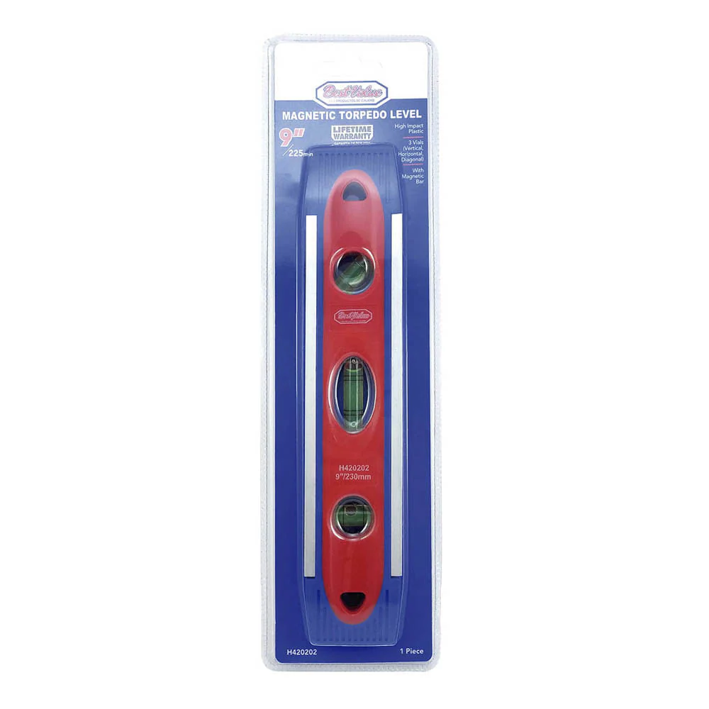 Nivel Torpedo Magnético Best Value Plástico de 9"