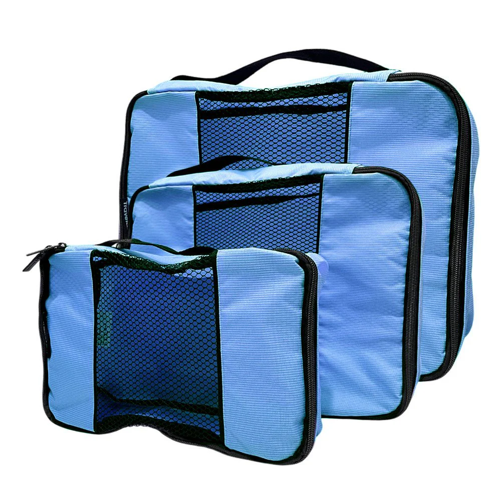 Organizador de Maleta Leon Korol Para Viaje / 3Pza / Azul