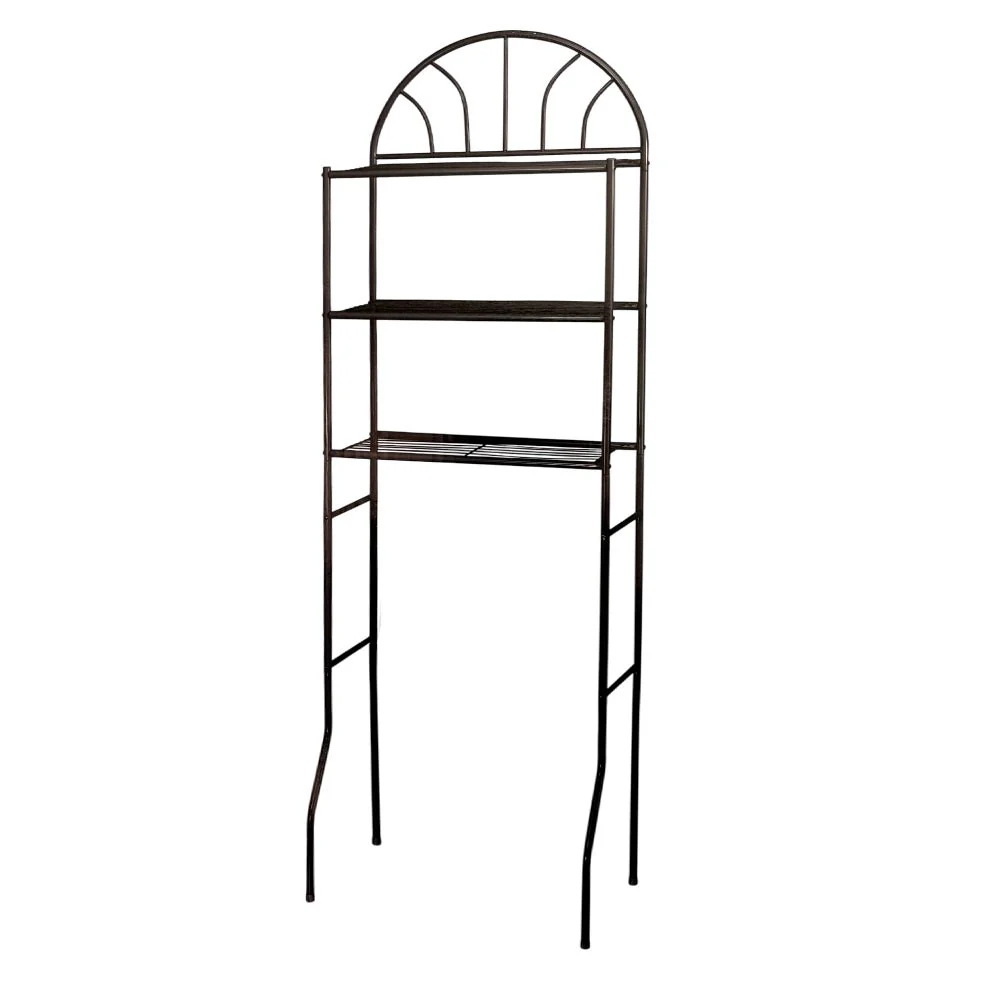 Organizador Para Baño De Metal Negro - Image 2
