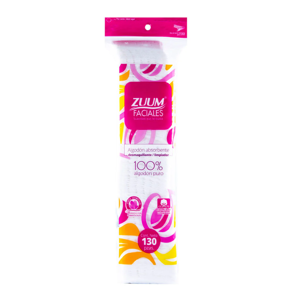 Pads Desmaquillantes Zuum 130 Piezas