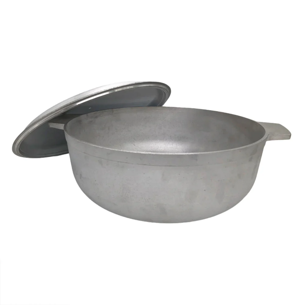 Paila de Aluminio Minalum Con Tapa de 30 cm
