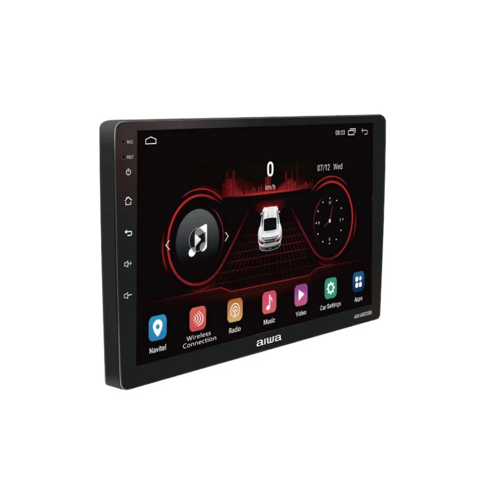 Pantalla Táctil Aiwa QLED 9" Con GPS Para Carro | Negro | AW-A802BS - Image 3