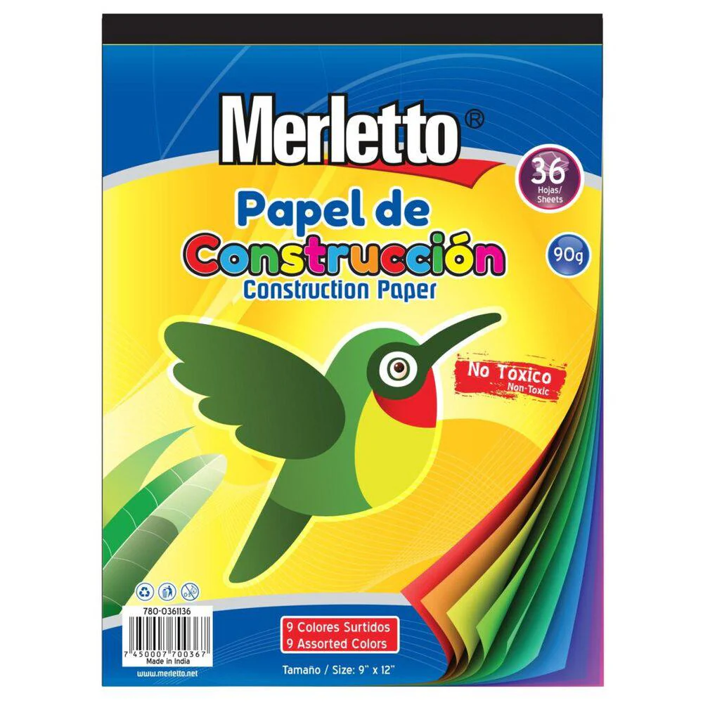 Papel de Construcción Merletto 36 Hojas