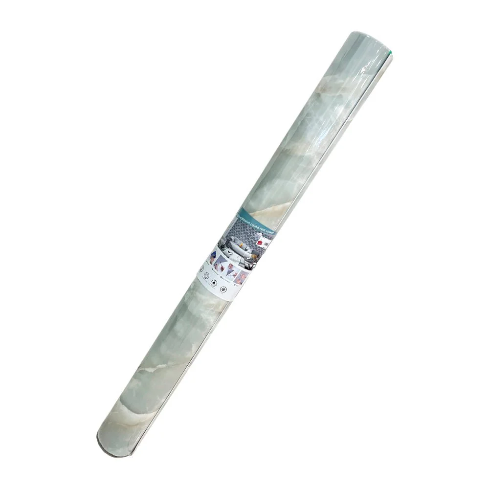 Papel Decorativo Adhesivo de Pared 1.2X3M Home Elegance / Verde Estampado - Image 2