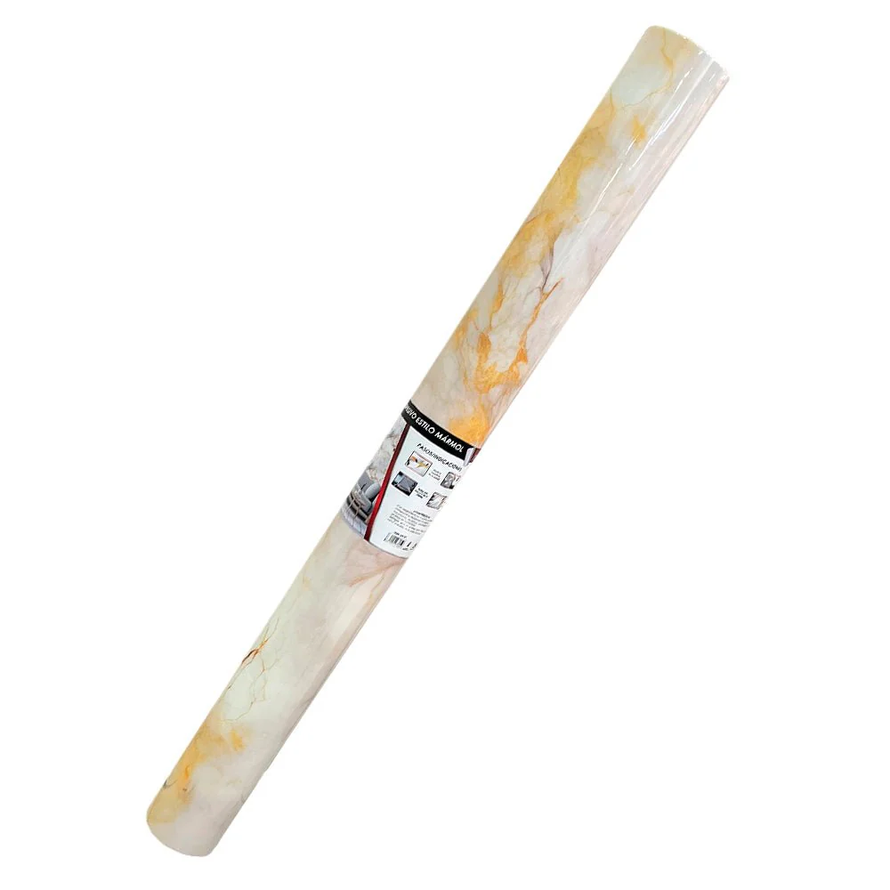 Papel Decorativo Adhesivo de Pared Home Elegance 1.2X3M / Amarillo Claro - Image 2