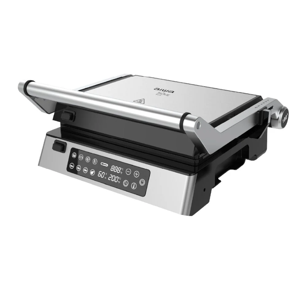 Parrilla Inteligente Aiwa Panini Digital Inox | 1500W - Image 2