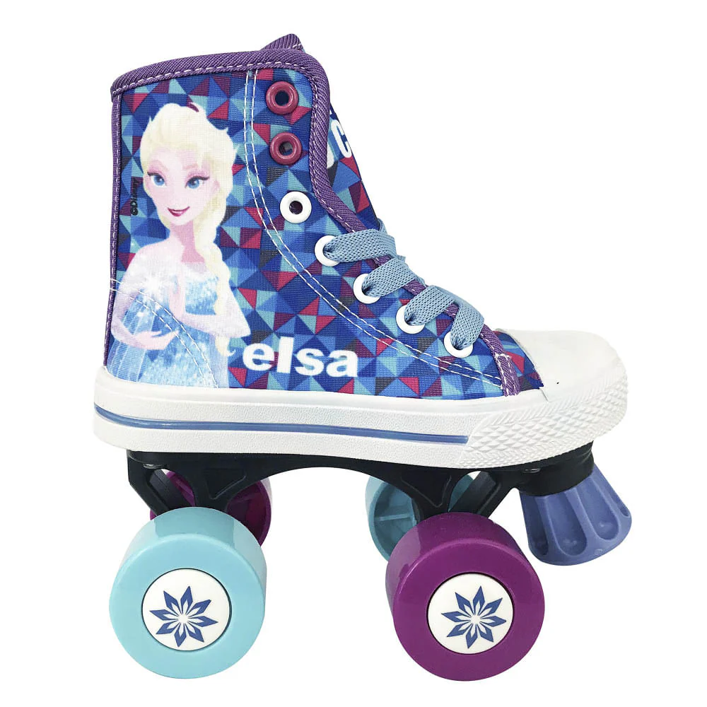 Patines de Cuatro Ruedas Frozen Talla 28