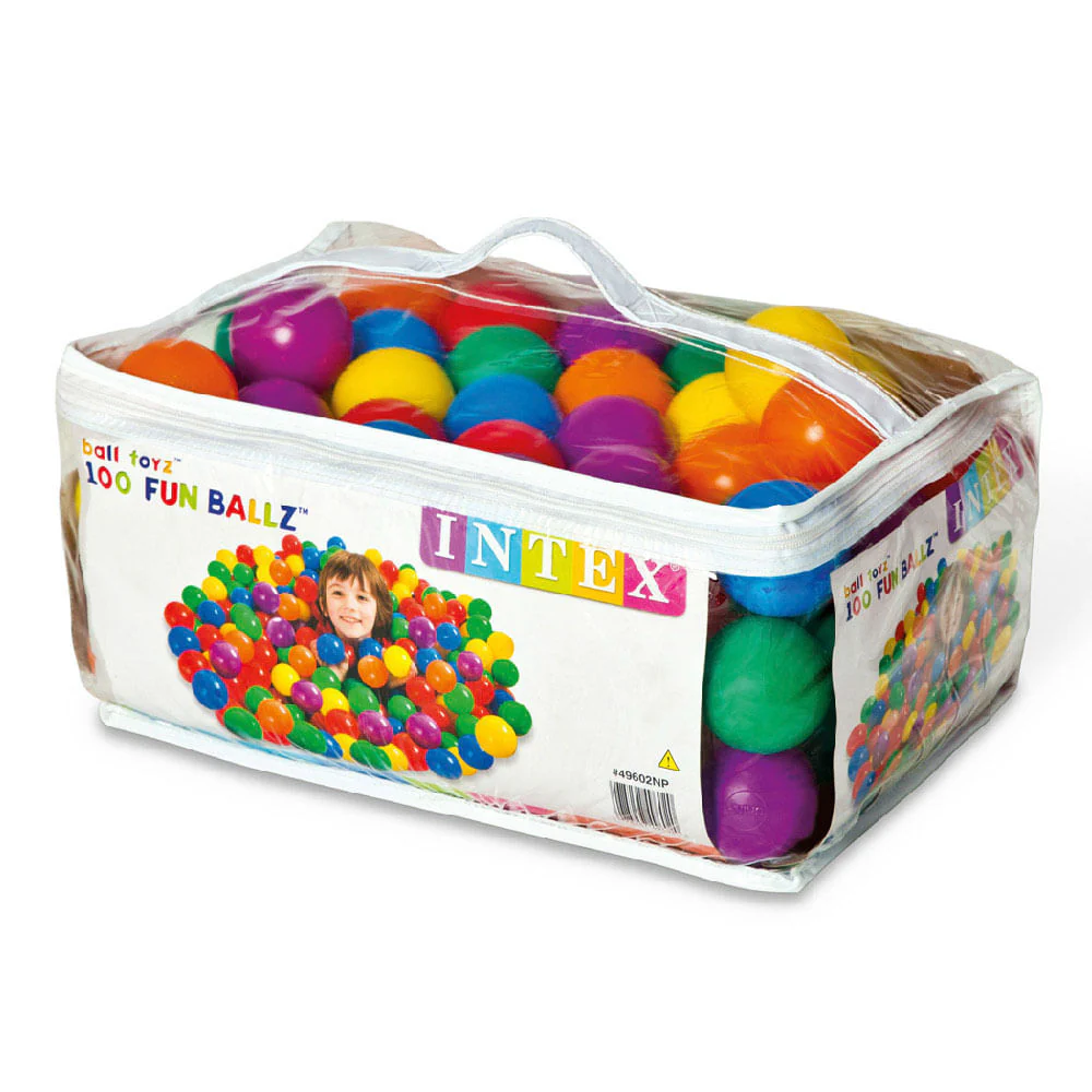 Pelotas Multicolores Intex 100 Piezas