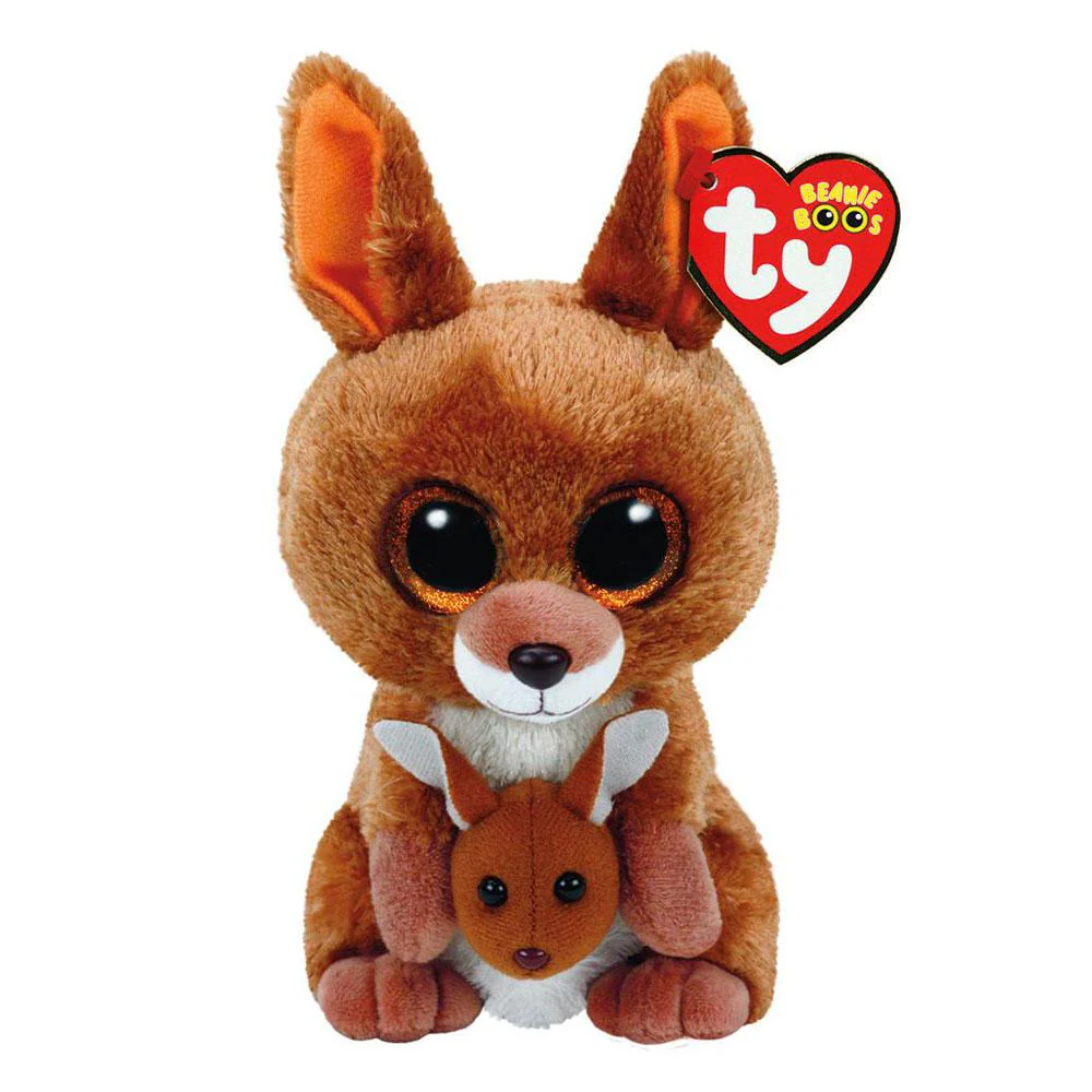 Peluche Ty Beanie Boos Kipper Canguro de 14 cm