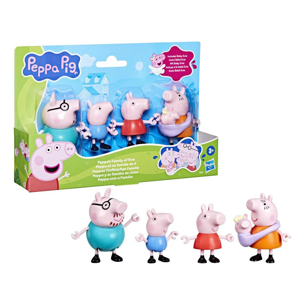 Peppa’s Family of Five (Set de 5 Figuras) - Image 3
