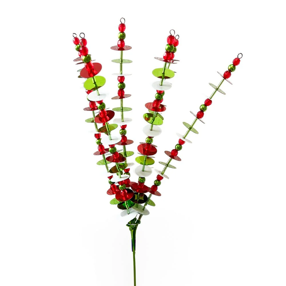 Pick Navideño Follaje 31 cm / Christmas Elegance
