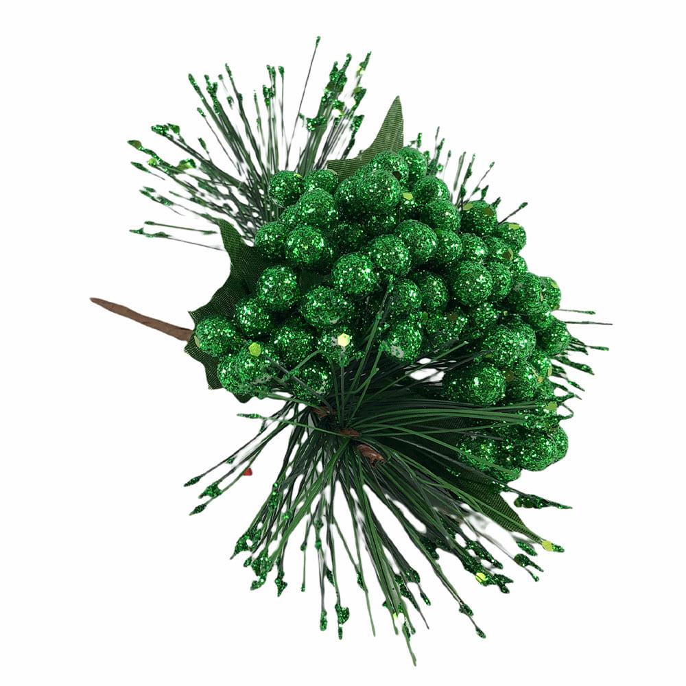 Pick Navideño Montefiori Christmas Uvas 13 cm