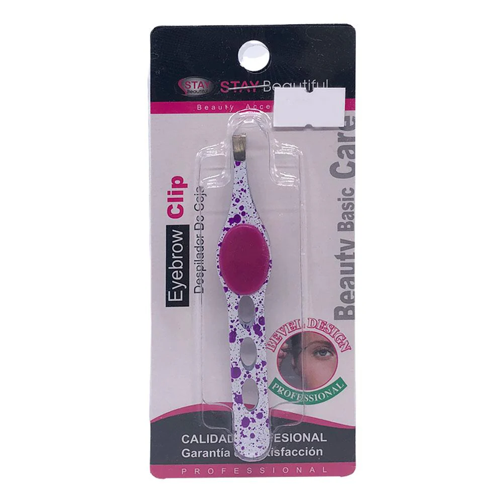 Pinza Para Cejas Stay Beautiful de Metal