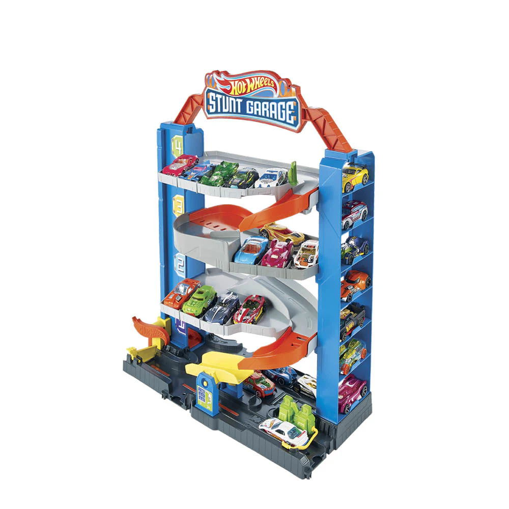 Pista Hot Wheels garaje extremo