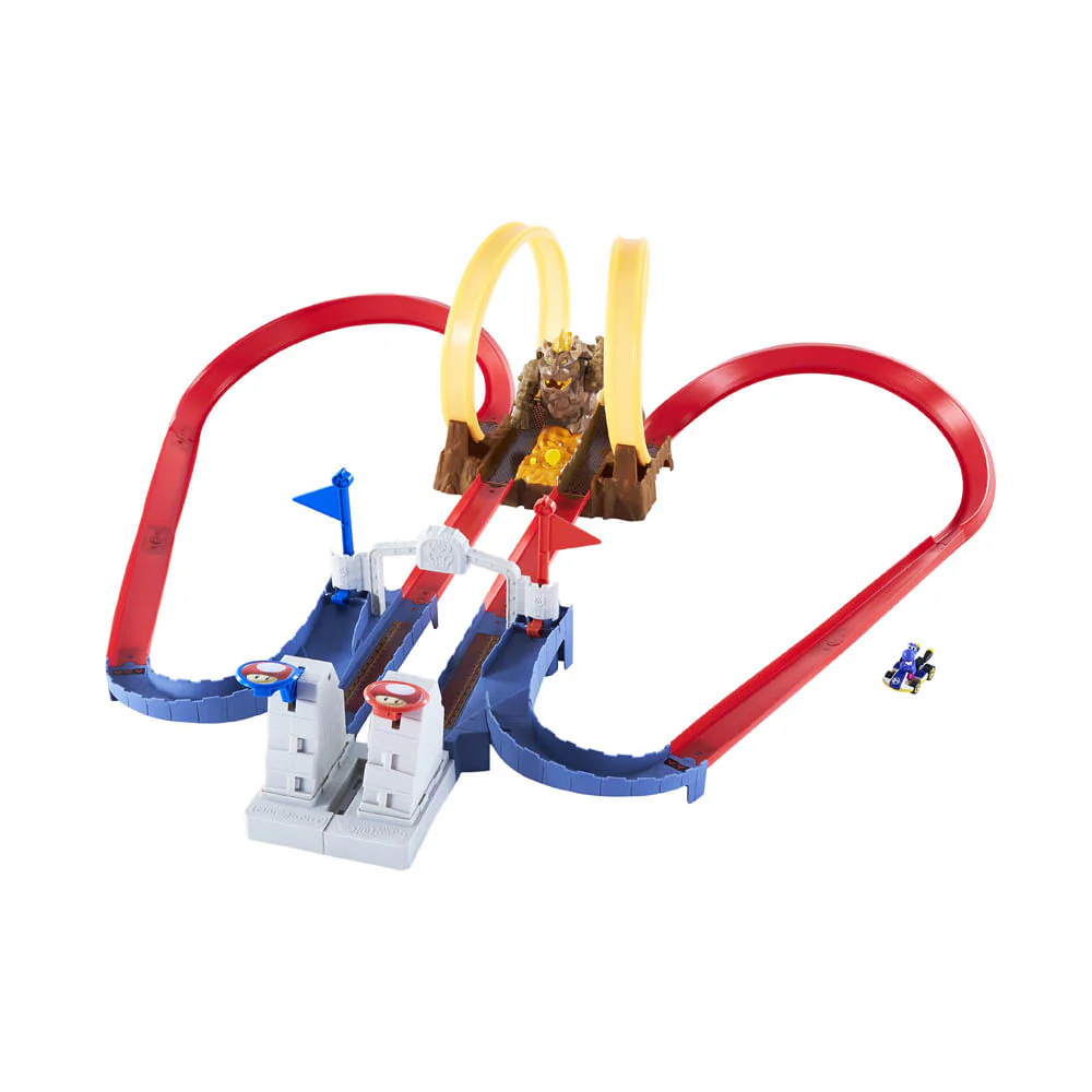 Pista Hot Wheels Mario Kart Bowser Castle Chaos Track Set