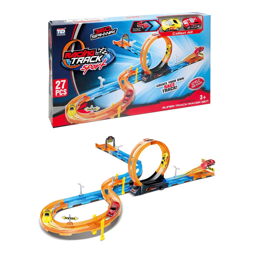 Pista Racing Track Sport 27 Piezas Tengleader