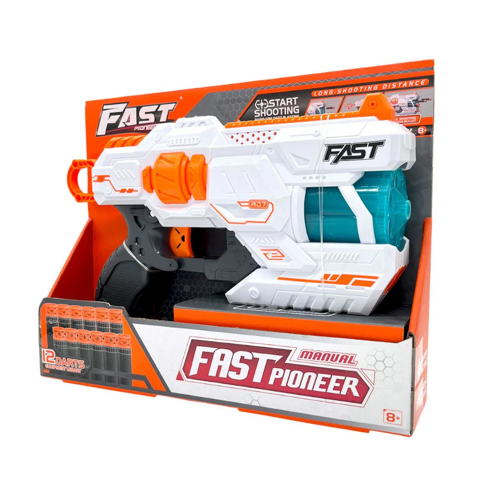 Pistola Con 12 Dardos Fast Pioneer - Image 2