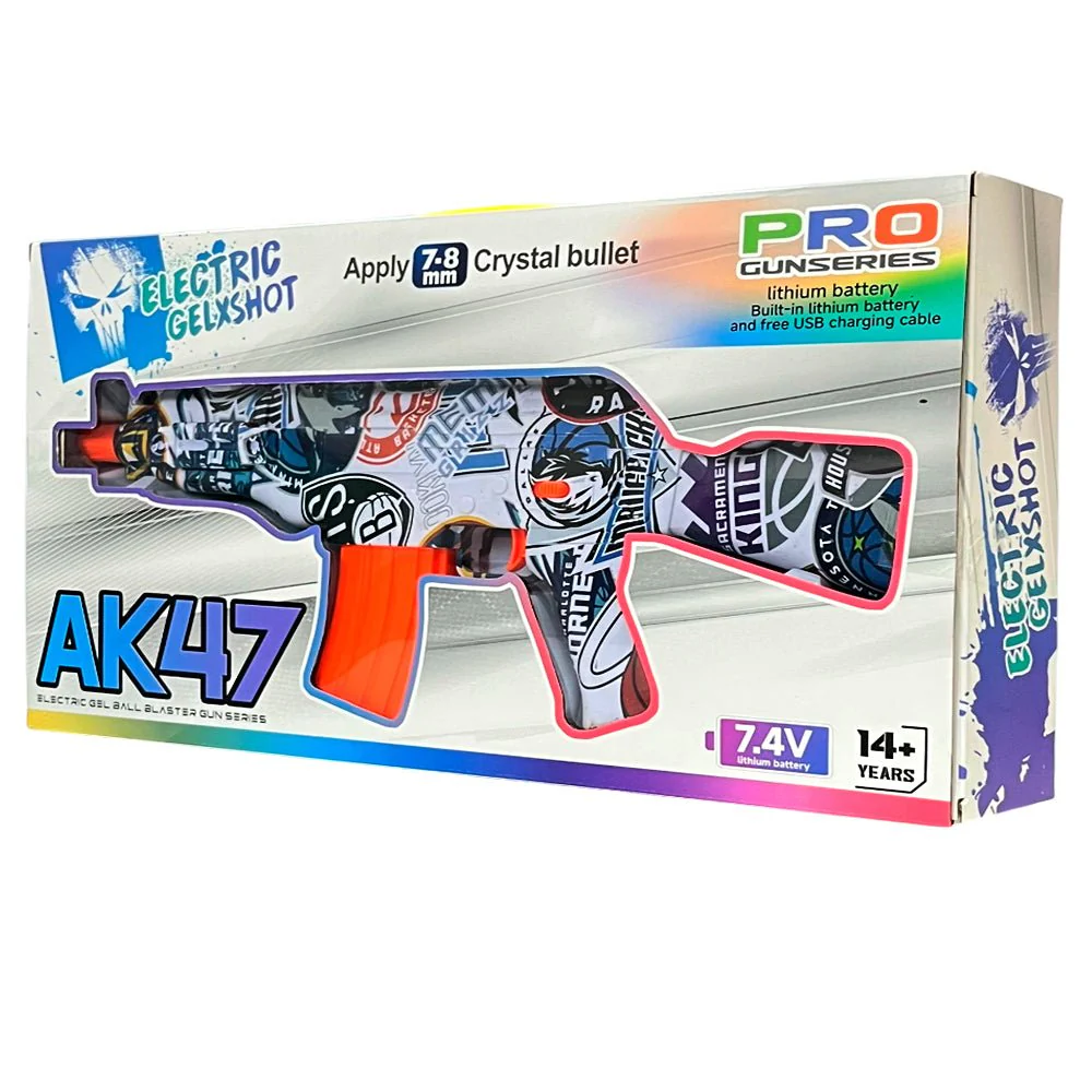 Pistola Eléctrica Bala Cristal 7.4V / AK47 - Jiang Xing - Image 3