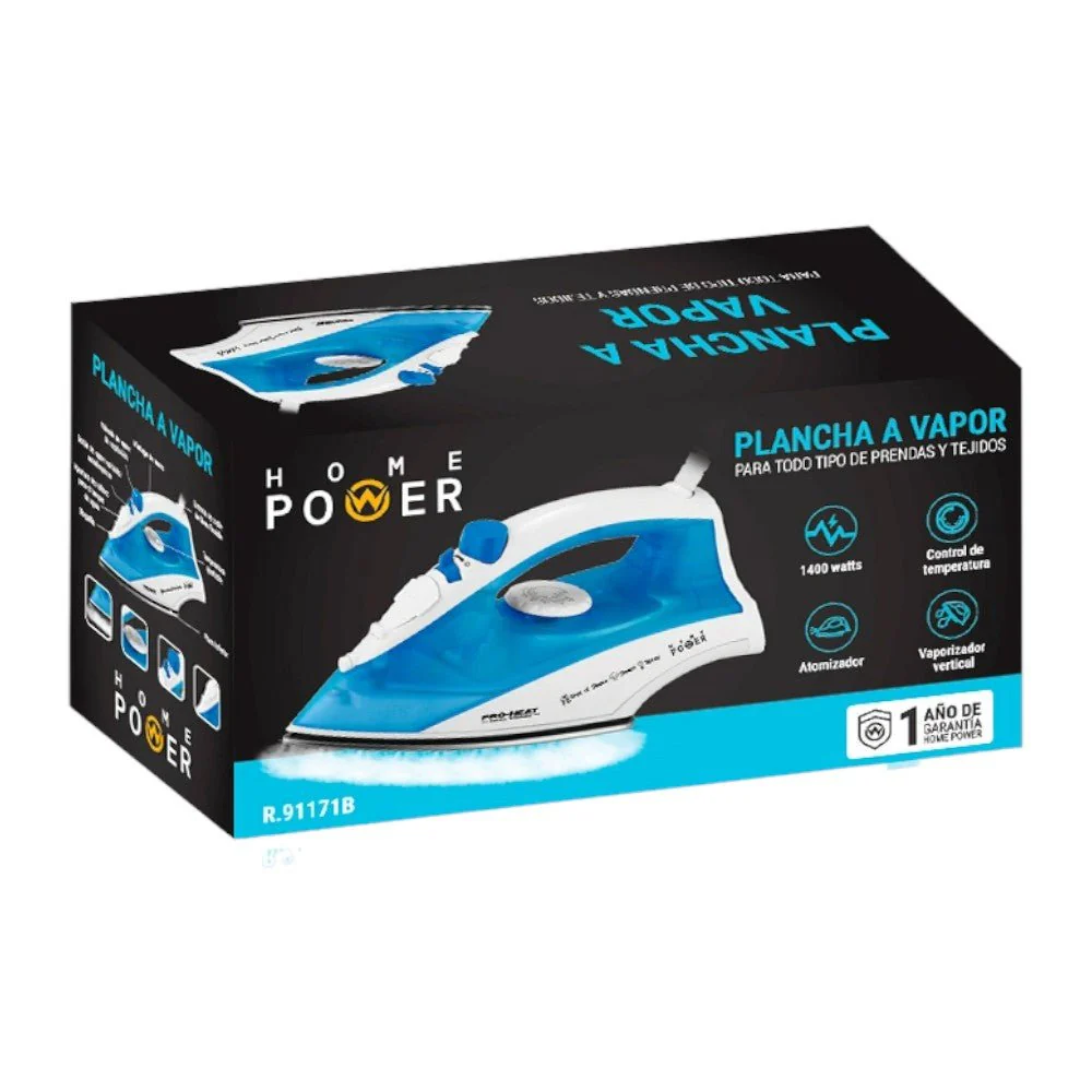 Plancha a Vapor Home Power 1400W / 250ml - Image 3