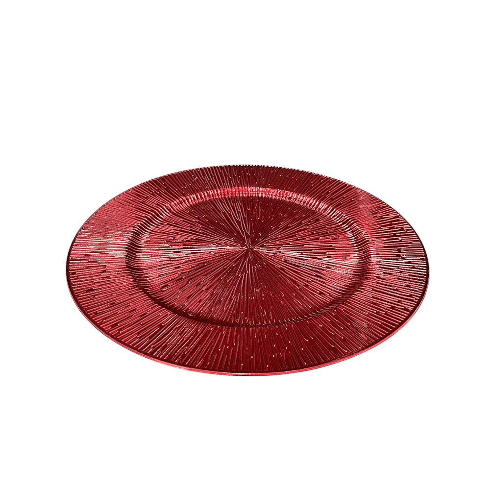 Plato Decorativo 30 Cm Rojo - Image 3
