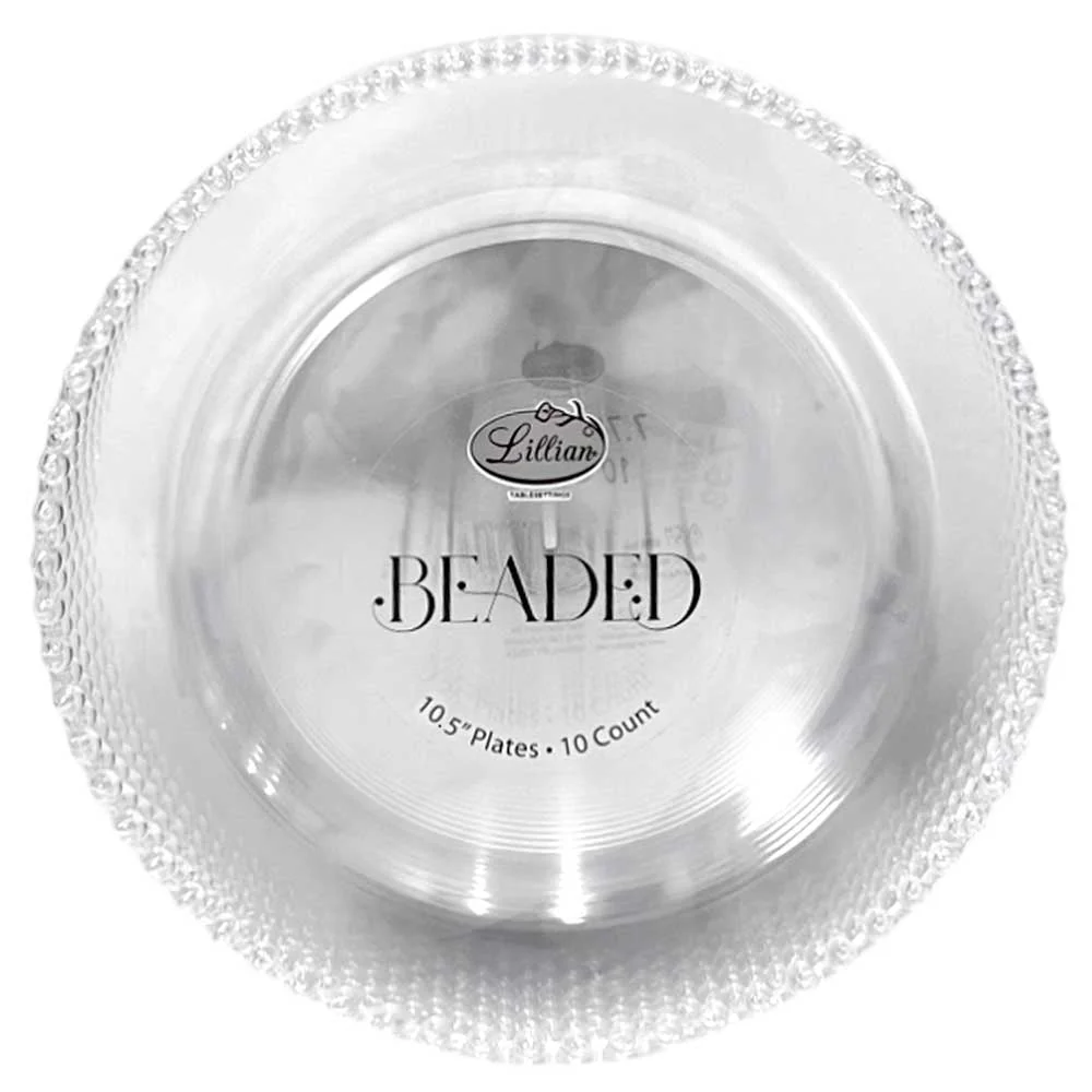 Plato Desechables 10.5" Lillian / 10 Piezas / Clear - Image 4