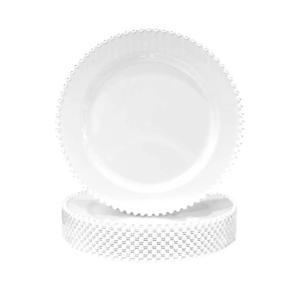 Plato Desechables 7.75" Lillian / 10 Piezas / Blanco - Image 2