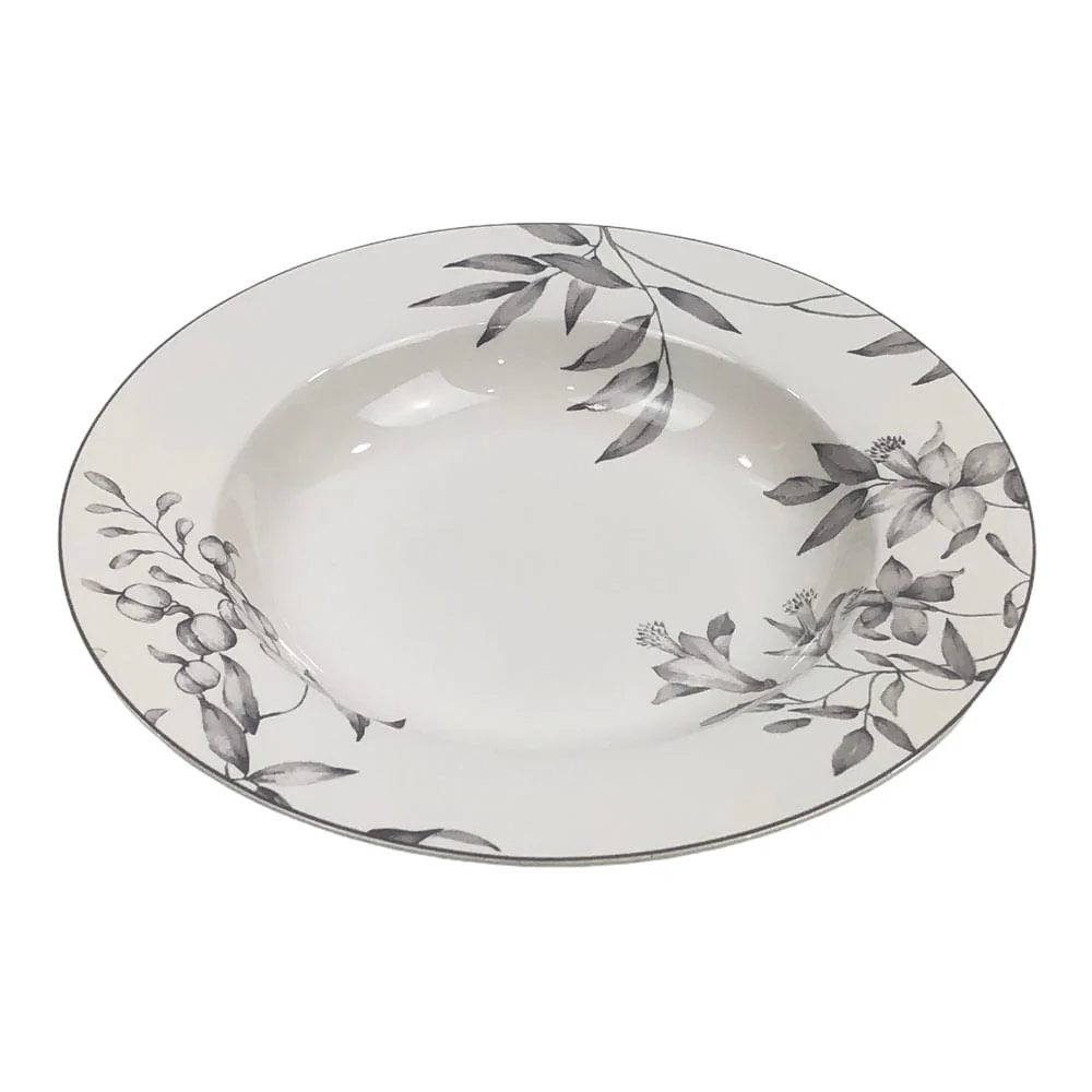 Plato Hondo Soho de Porcelana 8.5" - Azul claro